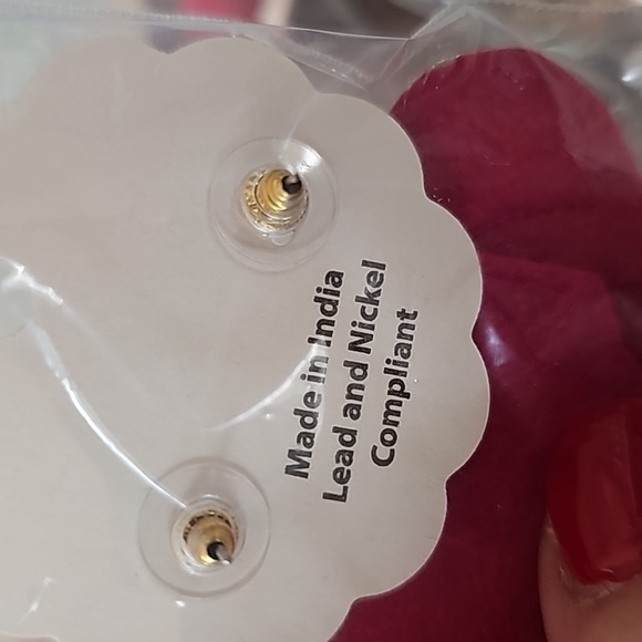 Earrings BIRTHDAY QUEEN PINK Seed Bead Post Designs LOT 210 - Picture 10 of 10